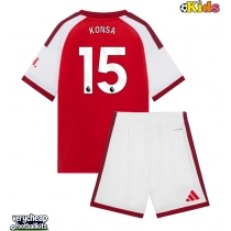 Arsenal Ezri Konsa #15 Replica Home Minikit 2026-27 Short Sleeve (+ pants)